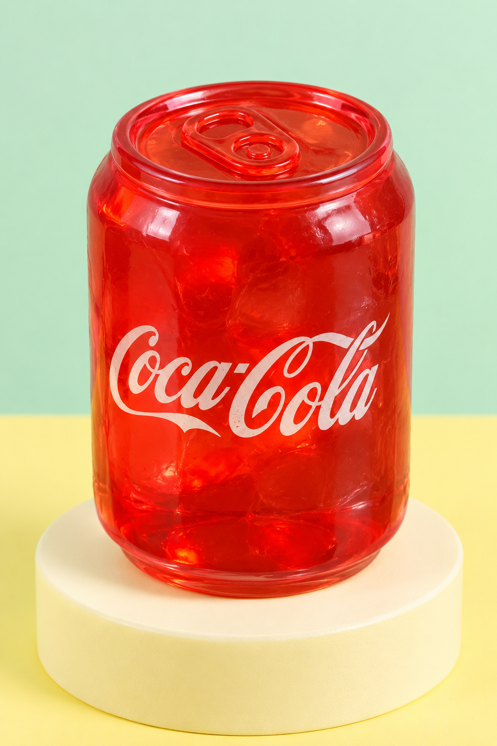 Red mini soda can squishy