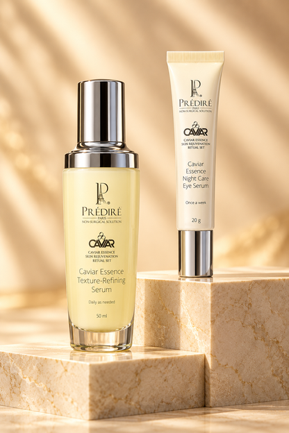 Prédiré Caviar Essence Texture-Refining Serum and Night Care Eye Serum