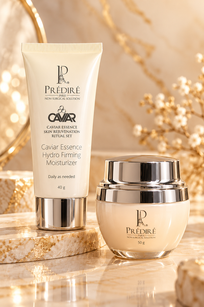 Prédiré Caviar Essence Hydro Firming Moisturizer and Skin Finishing Layer Mask