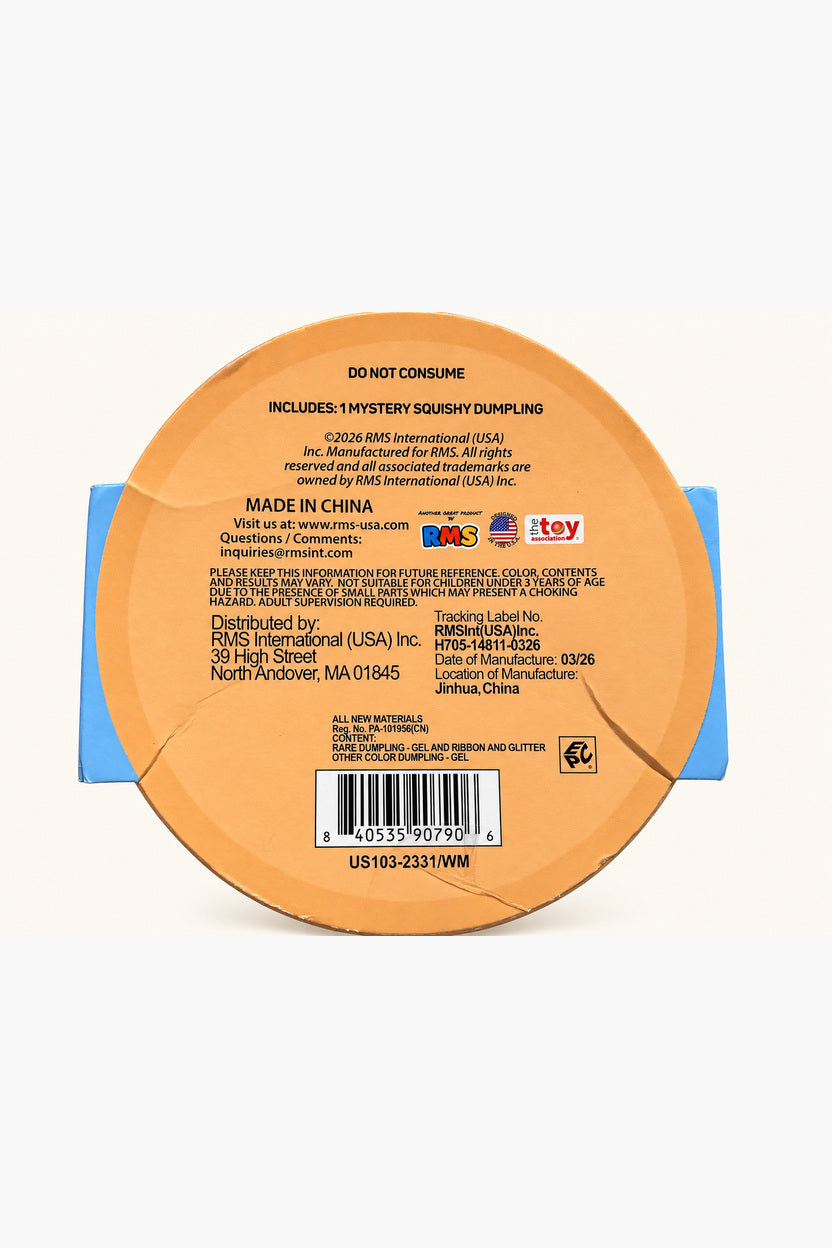 Back label with barcode and package warnings