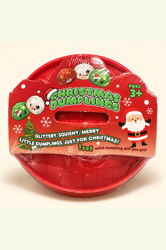 Sealed red-steamer Christmas Dumplings mystery squishy front
