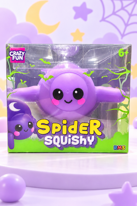 RMS Crazy Fun Spider Squishy – Purple Halloween Sensory Toy