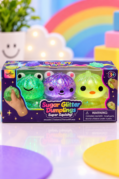 ToyMania Sugar Glitter Dumplings 3-pack in original retail box