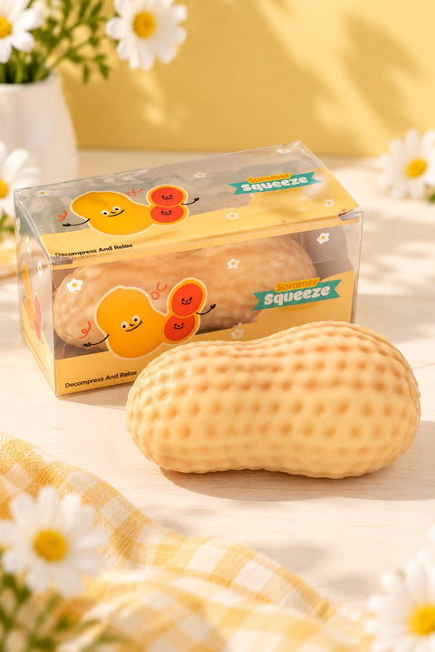 Summer Squeeze Peanut Squishy – Quick Rebound Sensory Toy